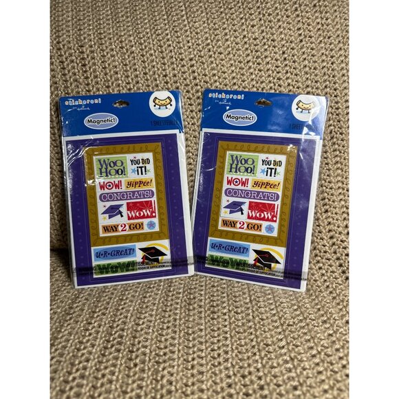Graduation Magnet Stickers By Stickeroni Hallmark - Picture 1 of 3